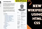 How To Create A Wikipedia Website Using Html And CSS